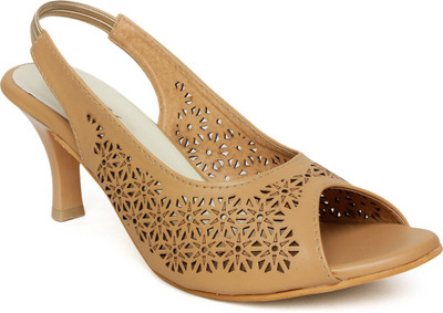 Vendoz Women Beige Heels