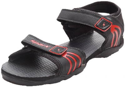 Sparx Men Black Sports Sandals