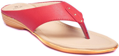Dolphin Miles Women Red Flats