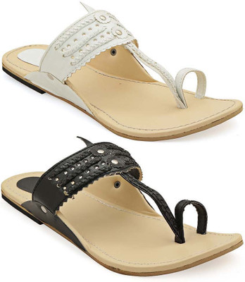 Paduki Women Black Flats
