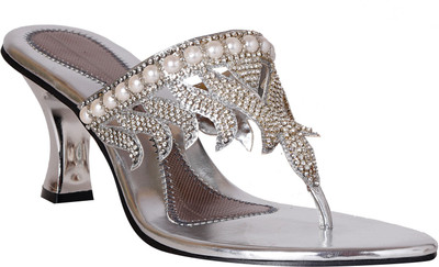 Pantof Girls Heels(Silver