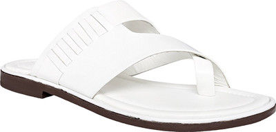 Shoe Bazar Men White Sandals