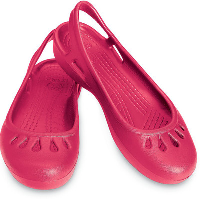 Crocs Women Red Flats
