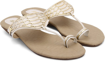 Bata Women Beige Flats