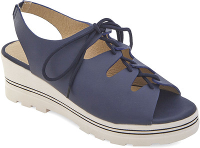 Vero Couture Women Blue Wedges