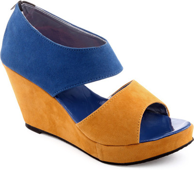 Kielz Women Yellow Wedges