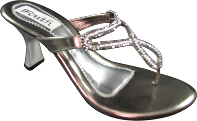 Faith Women Gun Metal Heels