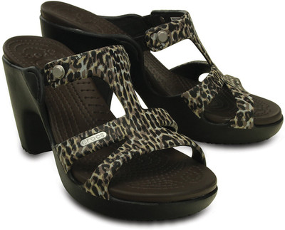 Crocs Women Brown Heels