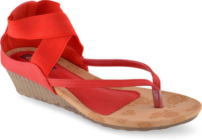 Shuz Touch Women RED Wedges