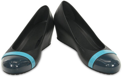 Crocs Women Black Wedges