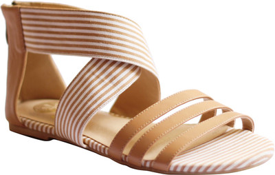 Kanabis Women Cream Flats