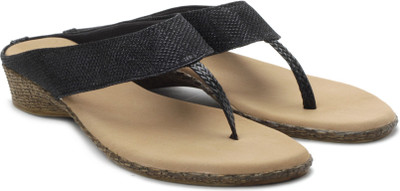 Inc. Women Black Wedges
