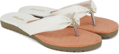 Bata Women White Flats