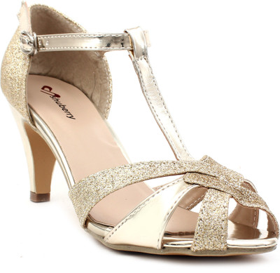 Shuberry Women Gold Heels