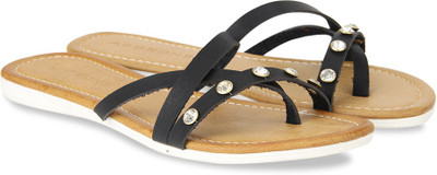 Addons Women BLACK Flats