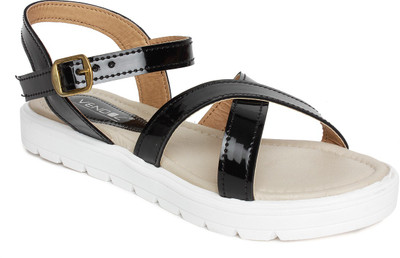 Vendoz Women Black Flats