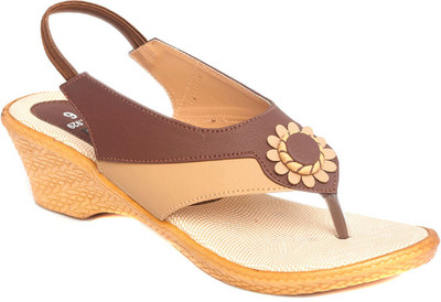 Dolphin Miles Women Brown Wedges