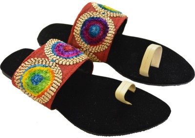 Myra Women Black Flats
