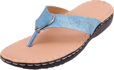 Footrendz Women Blue Wedges