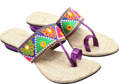 Royal Collection Women Blue Flats