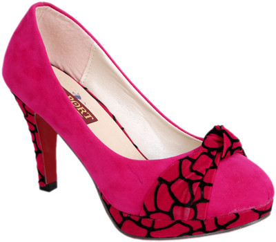 Port Women White Heels