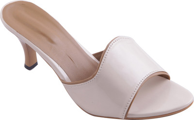 Adorn Women Cream Heels