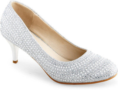 Shuz Touch Women Silver Heels
