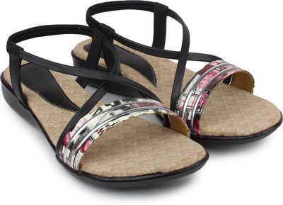 Ortan Girls Flats(Black