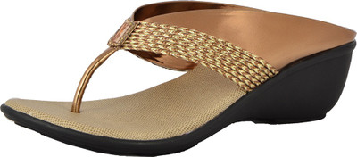 Royal Collection Women Brown Wedges