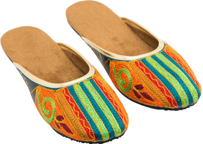 Footrendz Women Brown::Blue::Green::Maroon Flats