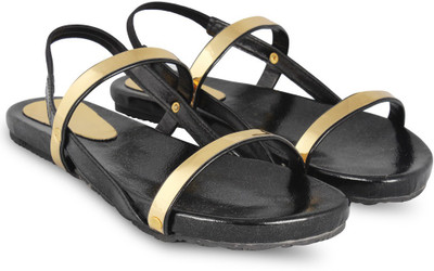 Anand Archies Girls Flats(Black