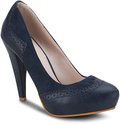 Get Glamr Girls Heels(Blue