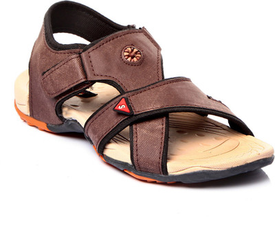 Trilokani Boys Sports Sandals(Brown