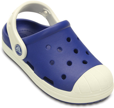 Crocs Boys & Girls Slip-on Clogs(Blue, Cerulean blue/oyster