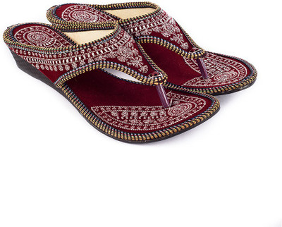 Myra Women Red Flats