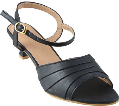 Go India Store Women Black Heels