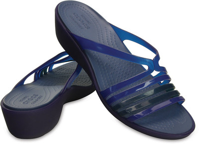 Crocs Women Blue Wedges