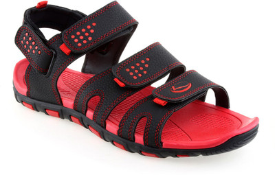 Lancer Men Black Sports Sandals