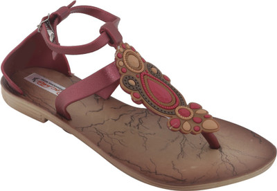 Zachho Women Maroon Flats 
Zachho Women Maroon Flats