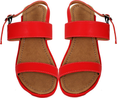Zasmina Girls Wedges(Red