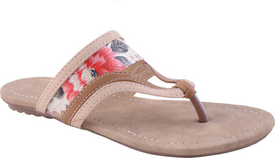Adorn Women Cream Flats