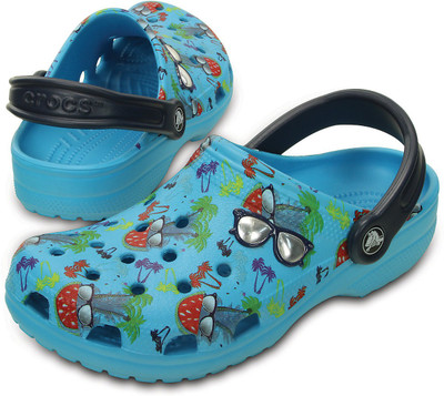 Crocs Women Blue Clogs