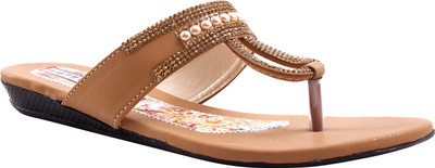 Belly Ballot Women Tan Flats
