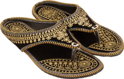 Footrendz Women Black::Golden:: Blue Flats
Footrendz Women Black::Golden:: Blue Flats