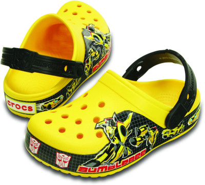 Crocs Boys & Girls Clogs(Yellow, Black
