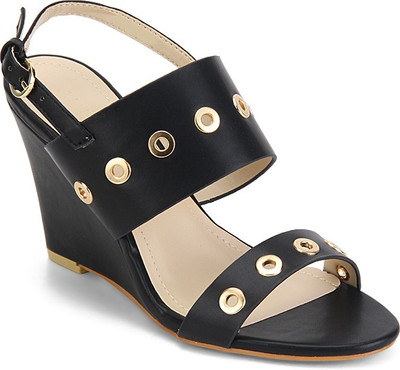 Addons Women Black Wedges