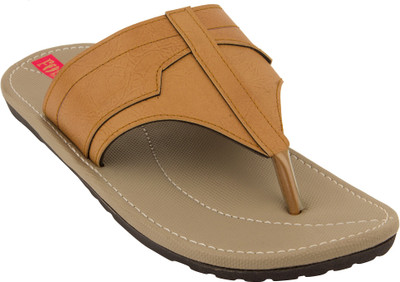 Footrendz Men Tan Sandals