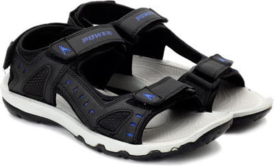 Power Men Black Sports Sandals