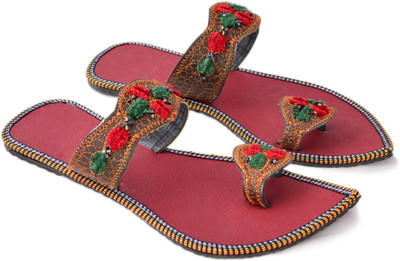 Myra Women Red Flats