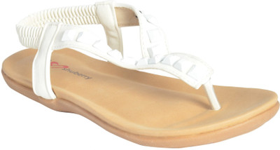Shuberry Women White Flats
